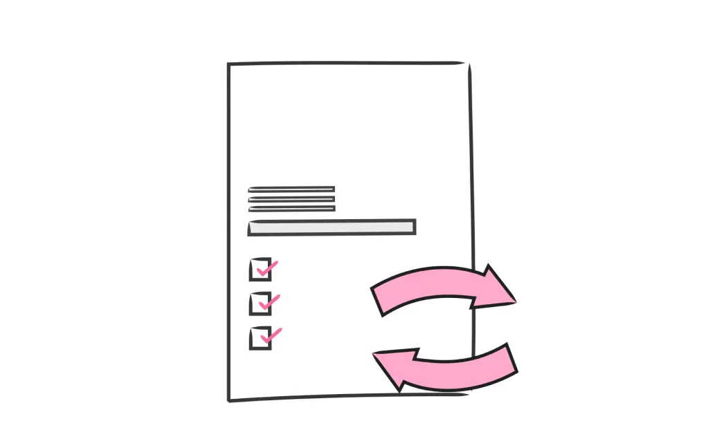 Technology led proactive service illustration