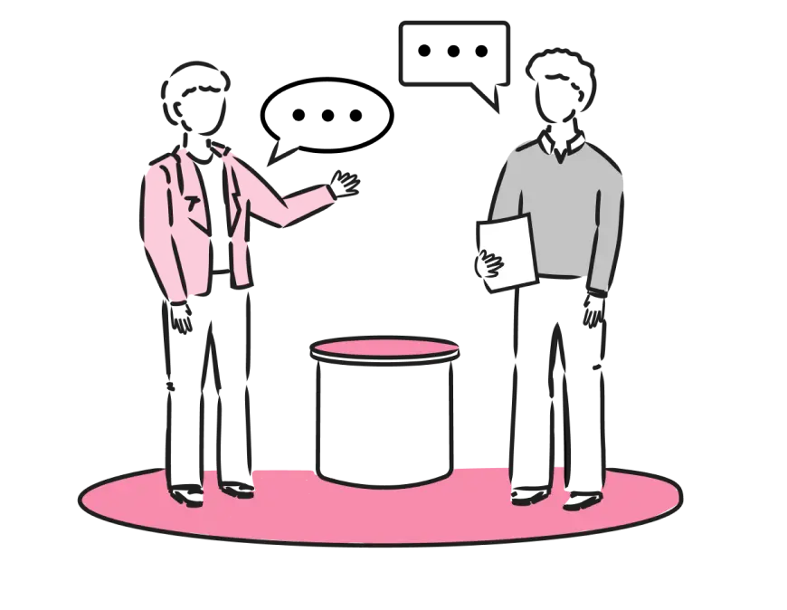 Five star customer service illustration