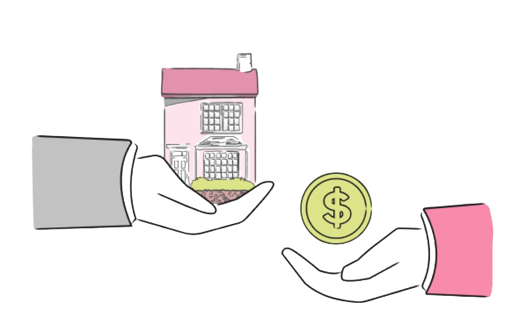 Buying and selling illustration